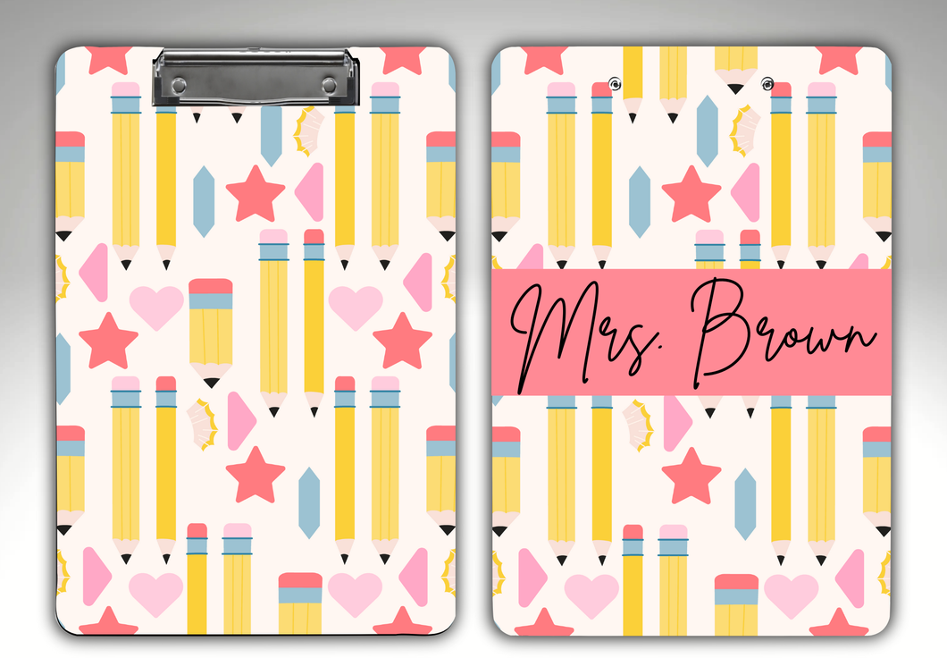 Custom Teacher Clipboard [Teacher Appreciation]